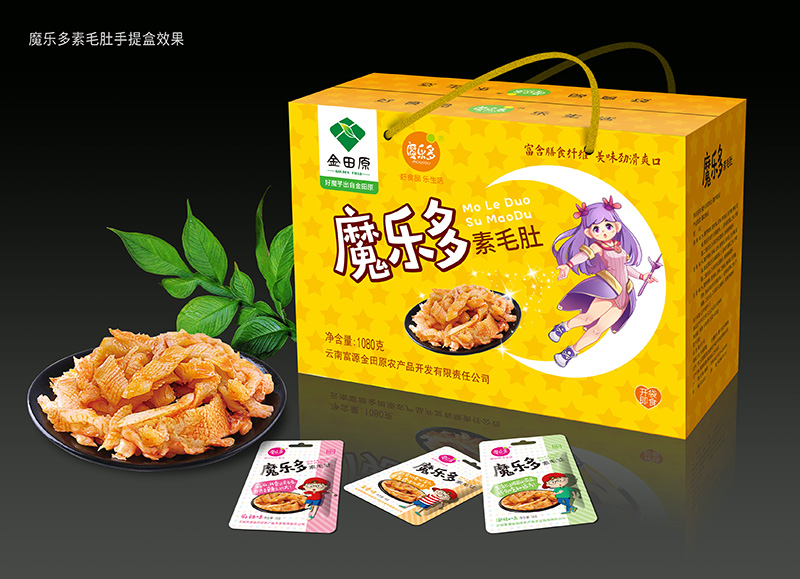 休食系列（魔乐多）魔芋素毛肚包装+多口味