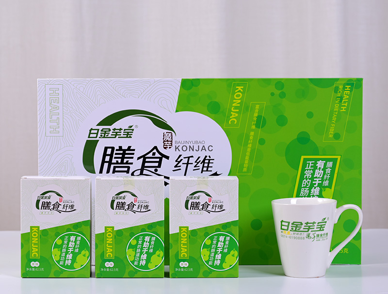 白金芋宝-魔芋膳食纤维-盒装（绿色）